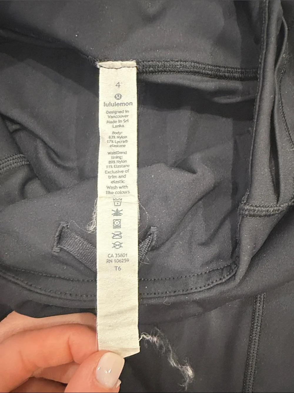 Lululemon black leggings